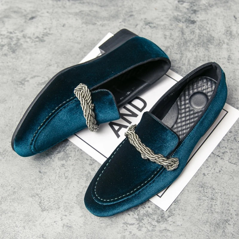 Emeran Velvet Loafers
