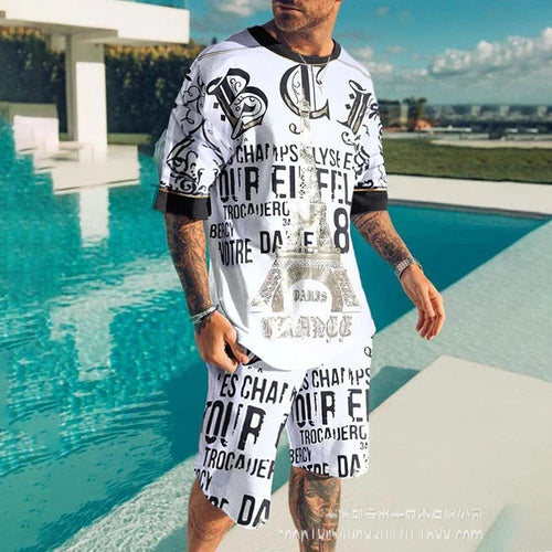 Oversized  T-Shirt & Shorts Set