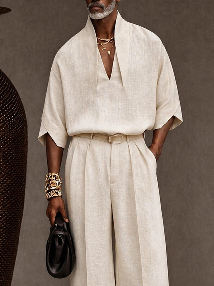 Minimalism Natural 100% Cotton Matching Set