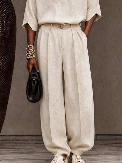 Minimalism Natural 100% Cotton Matching Set