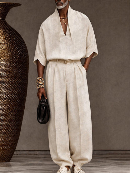 Minimalism Natural 100% Cotton Matching Set