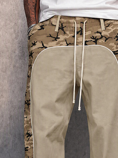 Urban Explorer Camo Patchwork Casual Pants