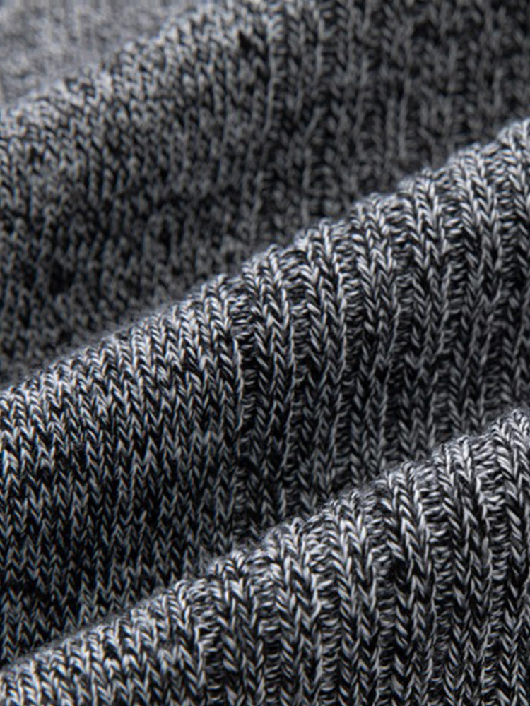 Solid Ribbed Knit Open Front Cardigan