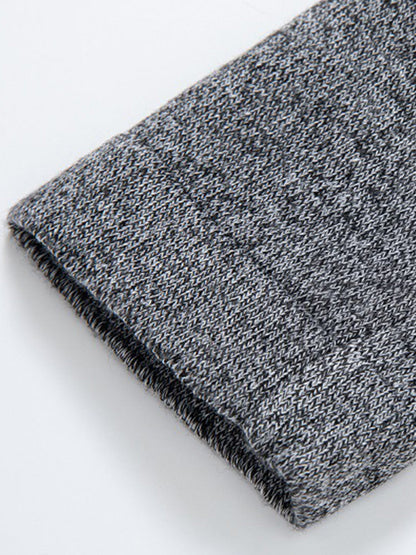 Solid Ribbed Knit Open Front Cardigan