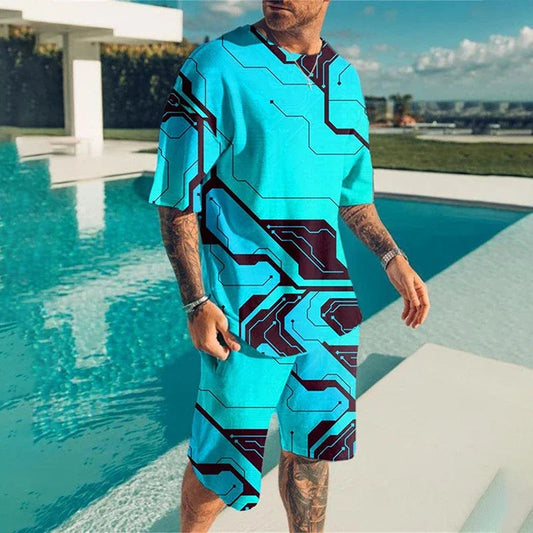 Oversized  T-Shirt & Shorts Set