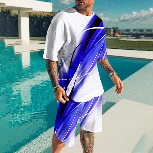 Oversized  T-Shirt & Shorts Set