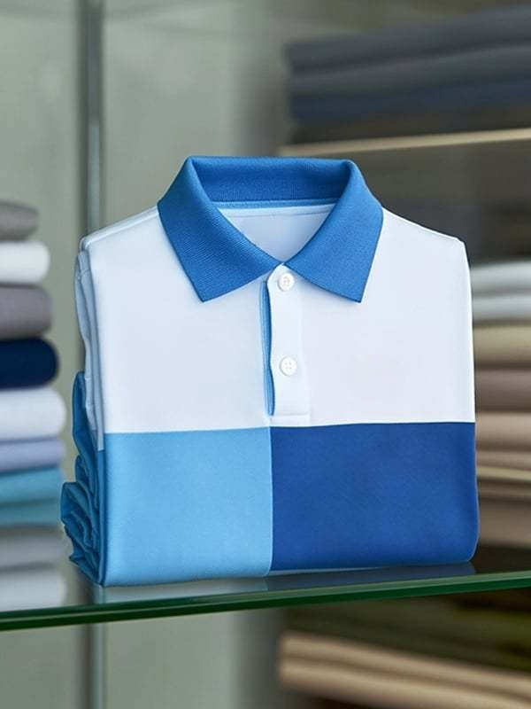 Men's Classic Business Short Sleeve Polo Shirt