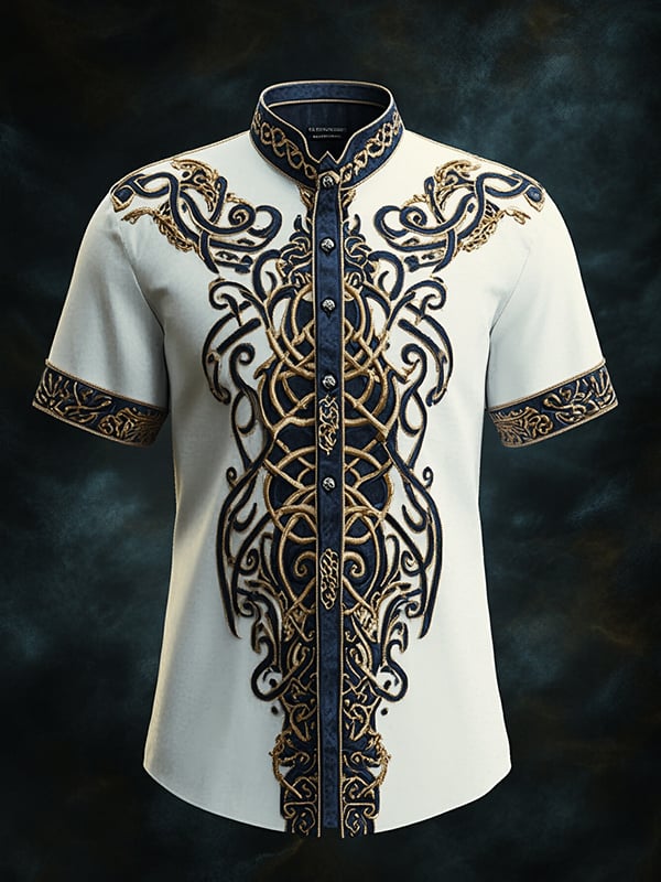 Men's Retro Gothic Light Shirt
