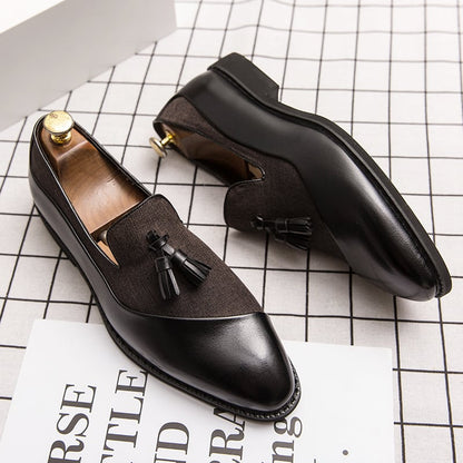 Tassel Slip On Party Leather Dress Shoes