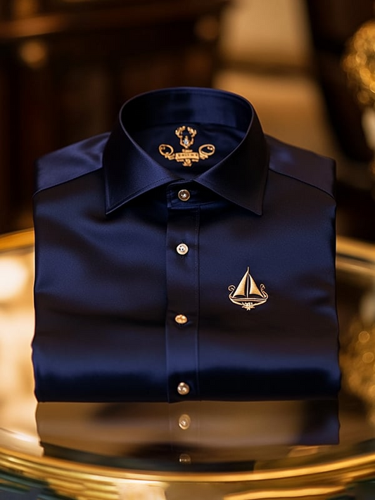 Men's Luxury Business Floral Print Shirt