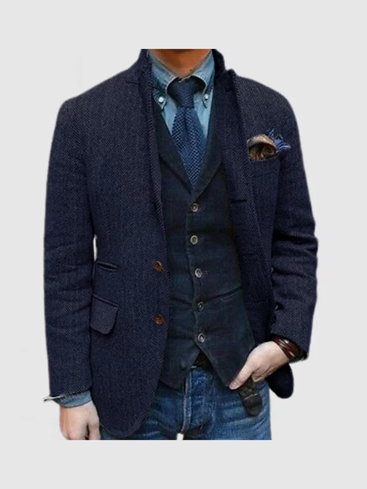 Men's stylish long sleeve suit