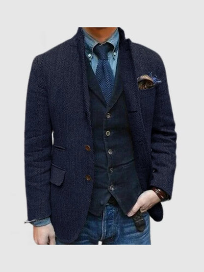 Men's stylish long sleeve suit