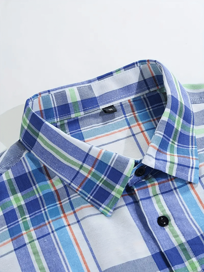 Men's Plaid Business Casual Shirt