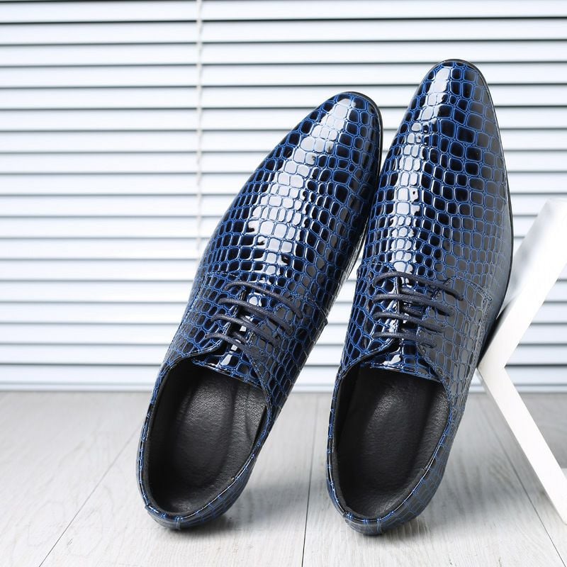 Business Casual British Style Fashion Men'S Leather Shoes