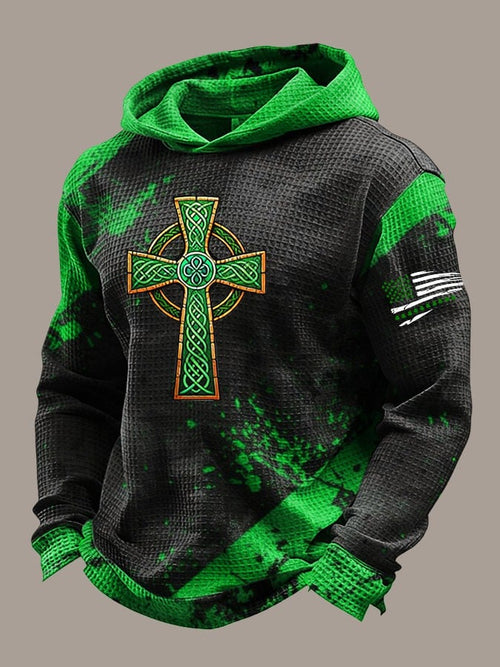 Men's St Patrick's Day Print Casual Hoodie