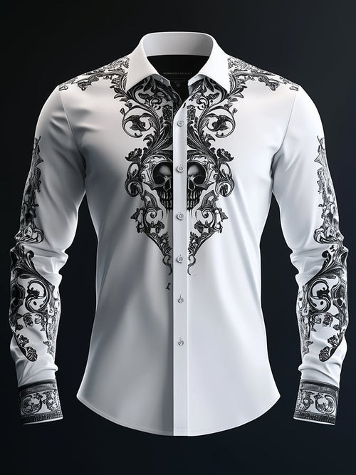 Men's Retro Gothic Dark Shirt