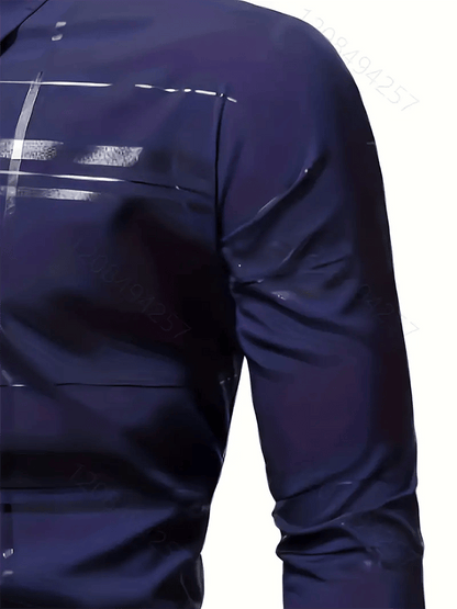 Men's Plaid Business Casual Shirt