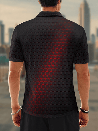 Moisture Wicking Chest Pocket Casual Polo