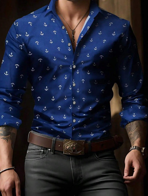 Men's Plaid Business Casual Shirt