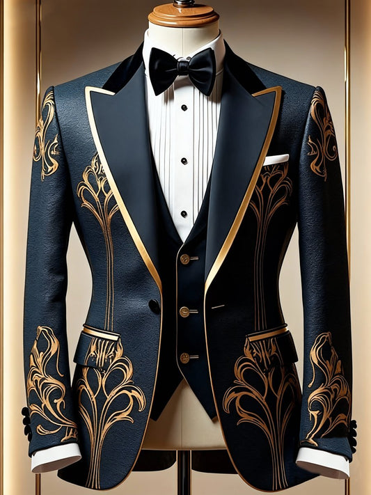 Men's luxury business suit jacket