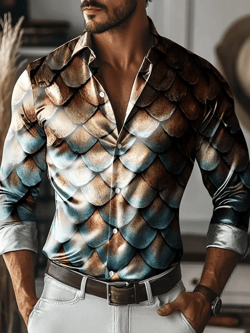 Men's Vintage Long Sleeve Shirt