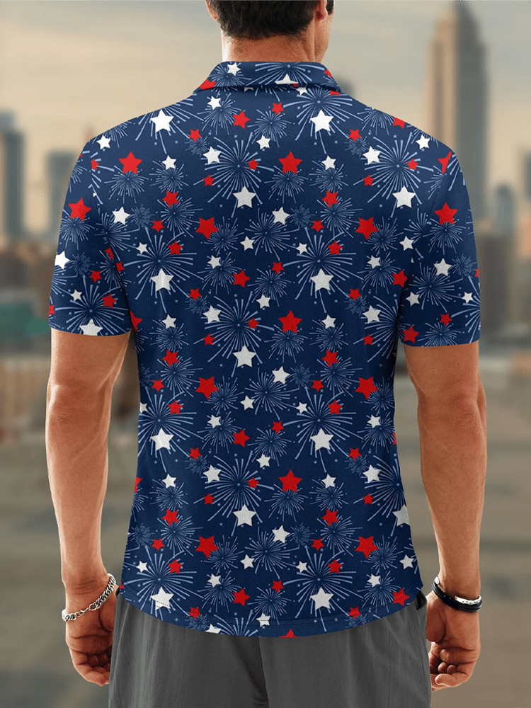 Moisture Wicking Chest Pocket Casual Polo