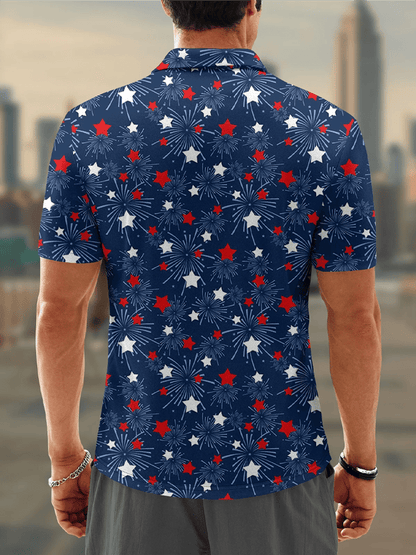 Moisture Wicking Chest Pocket Casual Polo