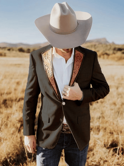 Men's slim fit casual suit