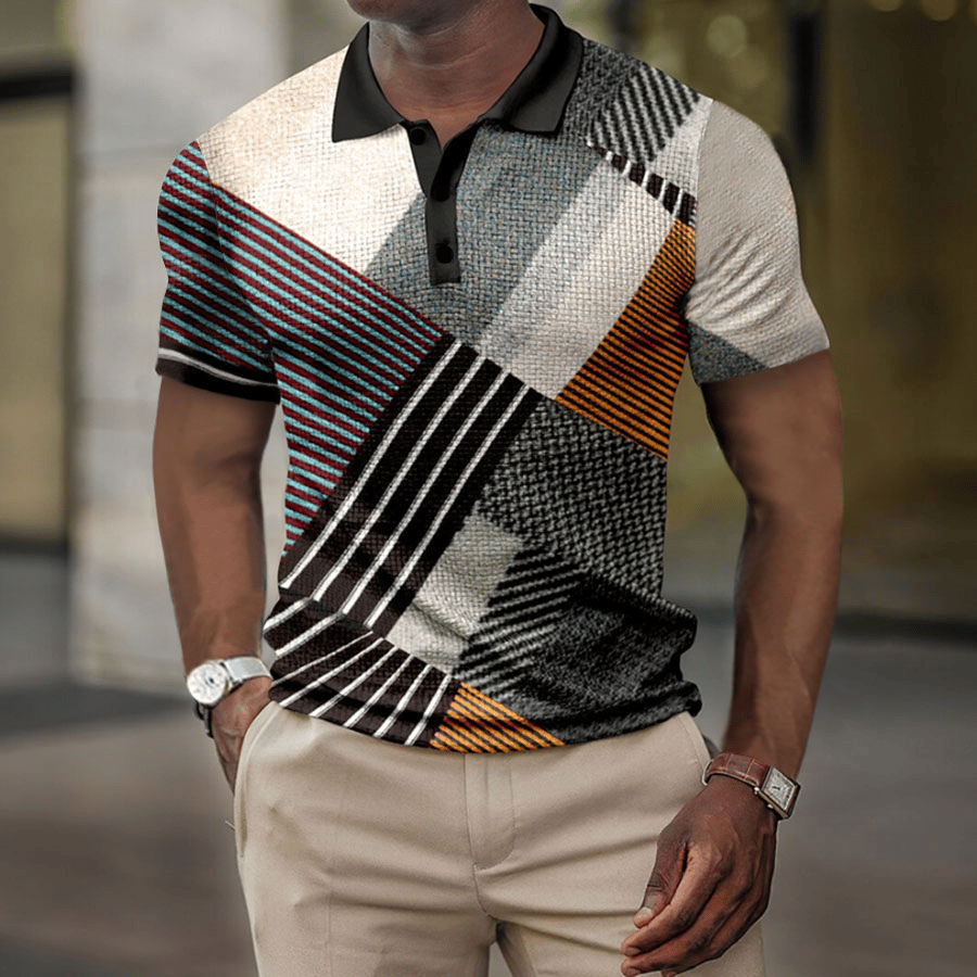 Men's Business Casual Polo Shirt