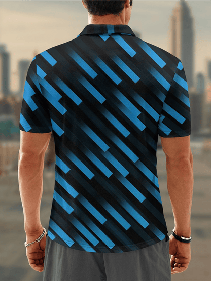 Moisture Wicking Chest Pocket Casual Polo