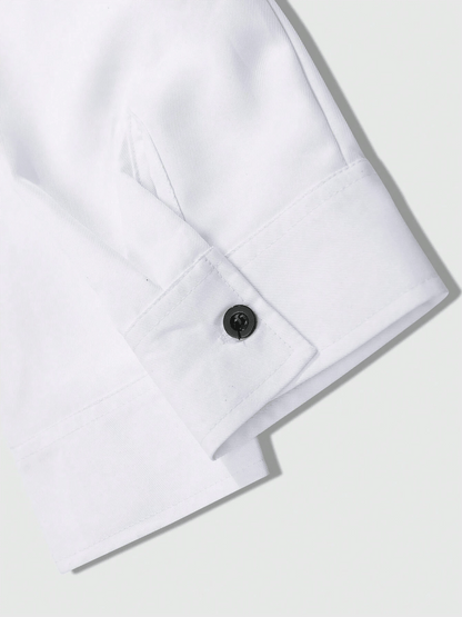 Men's Business Casual Long Sleeve Shirt