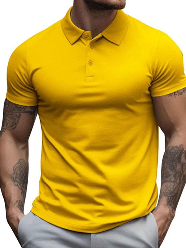 Short-sleeved CasualBusiness Style Polo Shirt