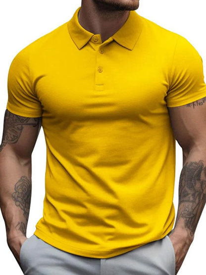 Short-sleeved CasualBusiness Style Polo Shirt