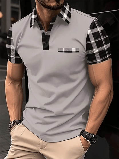 Men's Fashionable And Versatile Business Casual Polo Shirt