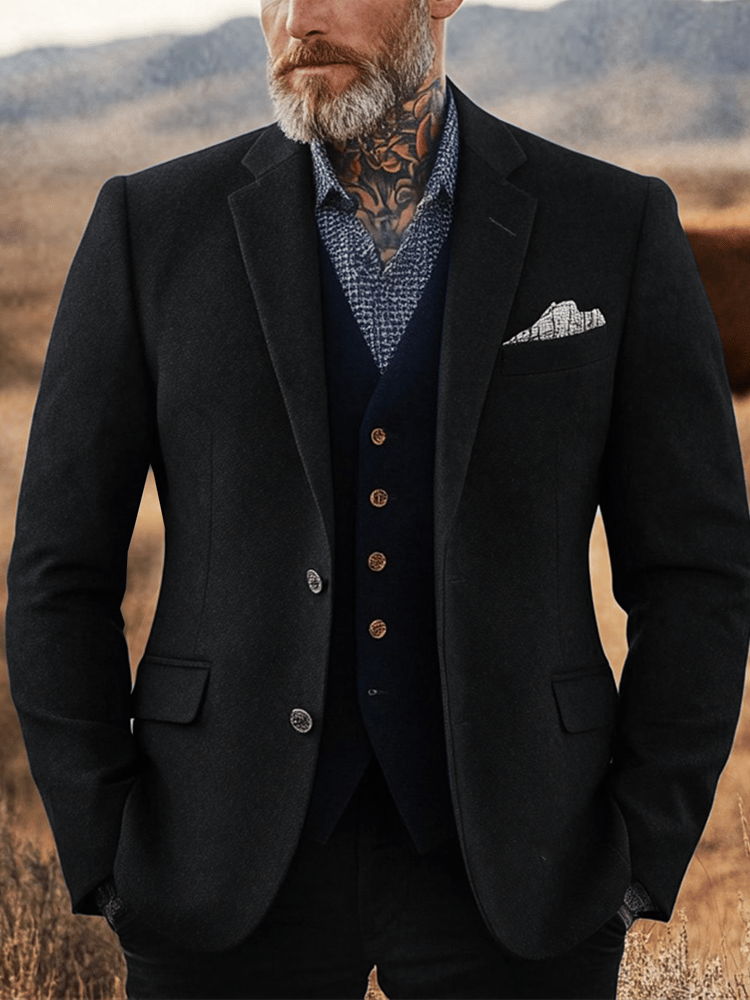 Men's Vintage Western Blazer