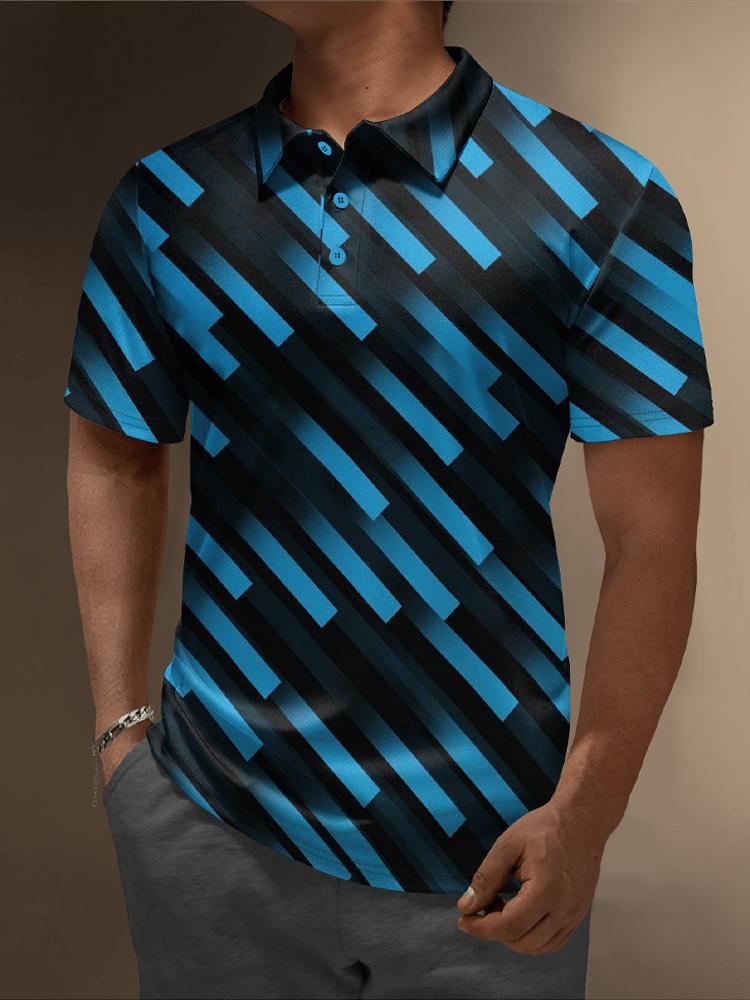 Moisture Wicking Chest Pocket Casual Polo