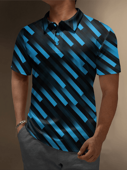 Moisture Wicking Chest Pocket Casual Polo