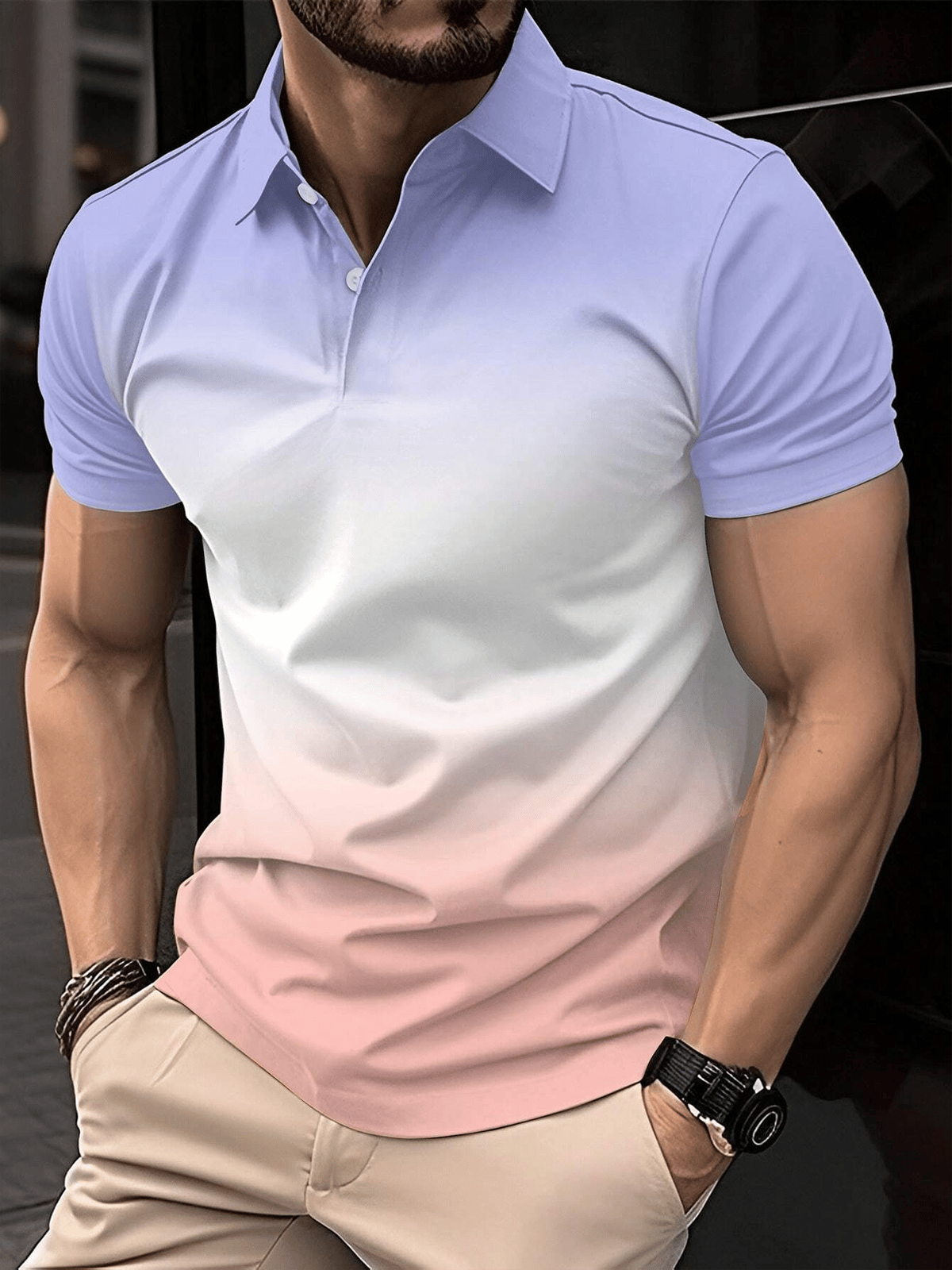 Men's Casual Business Fashion Polo Shirts
