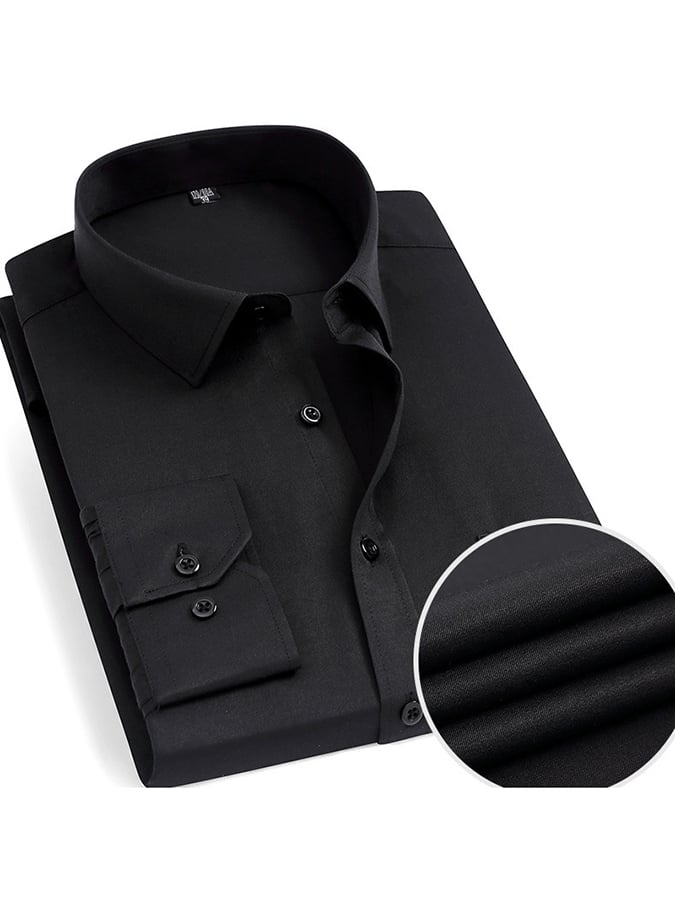 Men's Business Non-Iron Shirt With Pockets