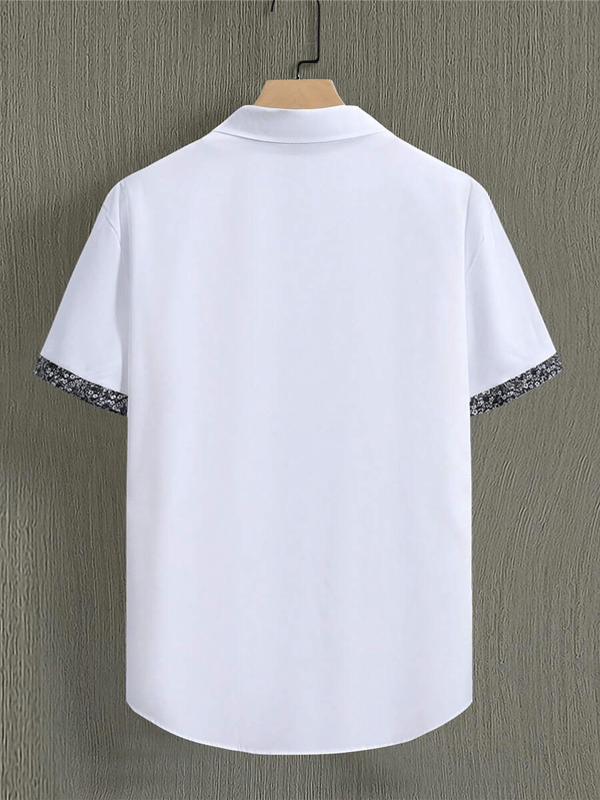 Men's Business Casual Short Sleeve Shirt