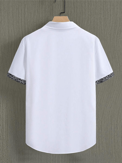 Men's Business Casual Short Sleeve Shirt