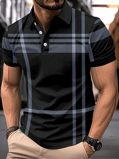 Men's Fashionable And Versatile Business Casual Polo Shirt