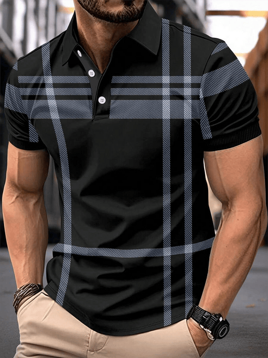Men's Fashionable And Versatile Business Casual Polo Shirt
