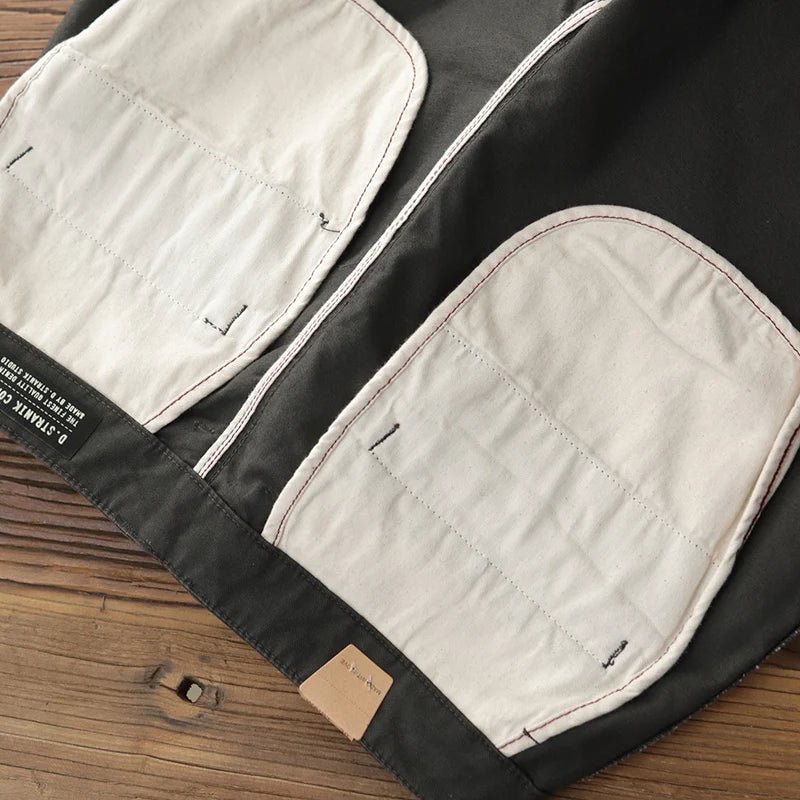American retro 100% cotton casual pants