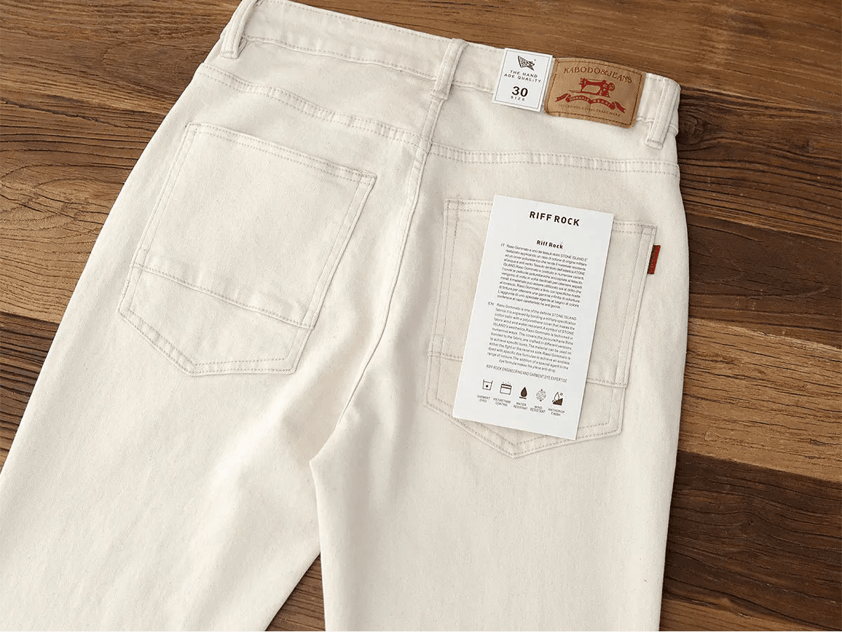 American retro straight fit pants