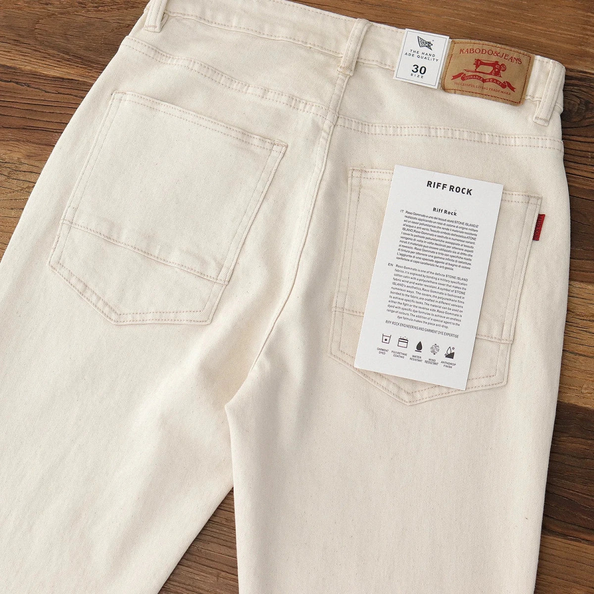 American retro straight fit pants