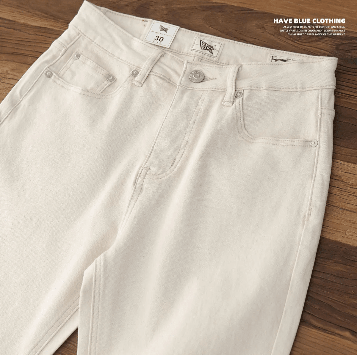American retro straight fit pants