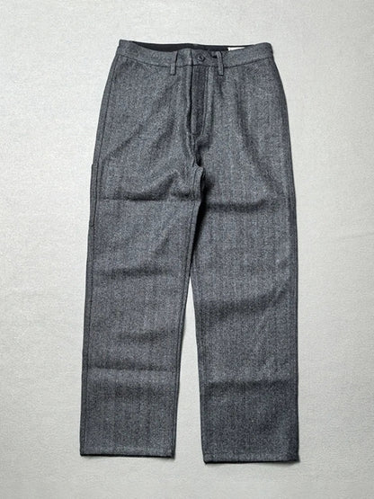 American retro winter casual pants