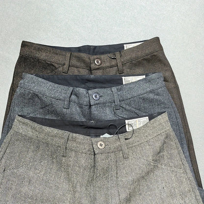 American retro winter casual pants