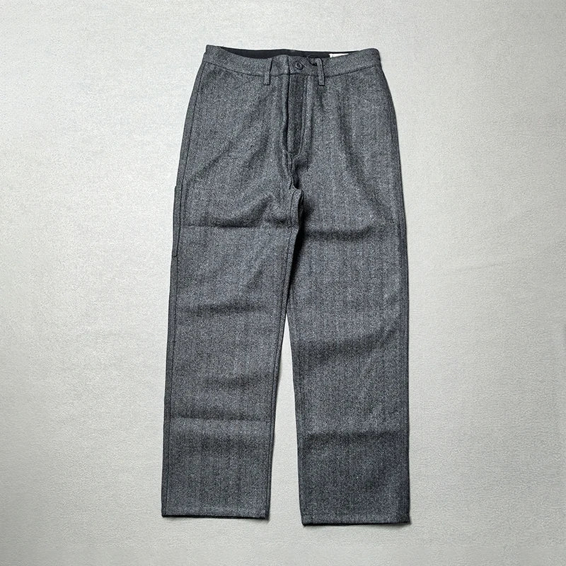 American retro winter casual pants